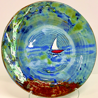 Gail Hiller ~ Feel the North Plates & Pottery